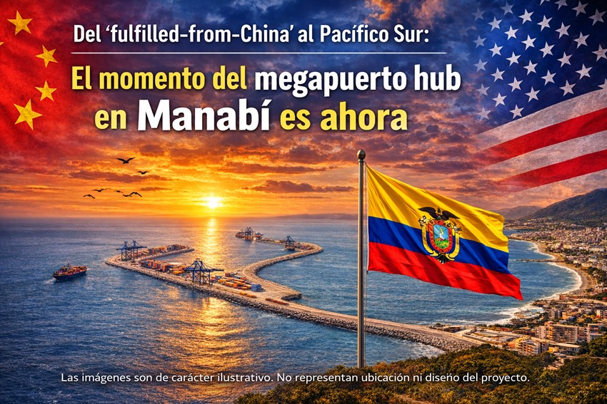 Del “fulfilled-from-China” al Pacífico Sur: el momento del megapuerto hub en Manabí es ahora